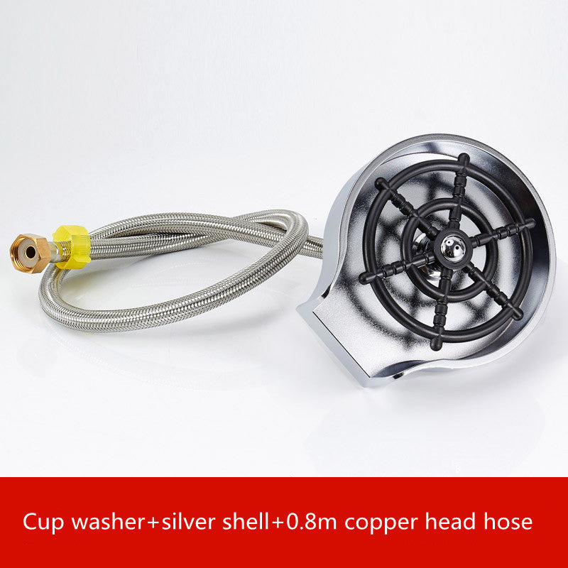 Bar Zähler Tasse Washer Waschbecken Hochdruck Spray Automatische Wasserhahn Kaffee Krug Waschen Tasse Werkzeug Küche 