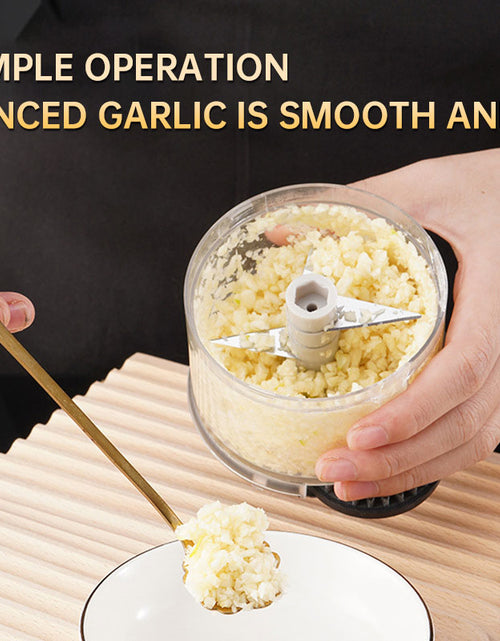 Load image into Gallery viewer, Smashed garlic roller garlic stir garlic artifact manual pull garlic pressure garlic kitchen gadgets
