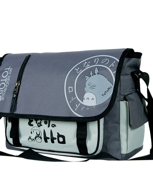 Load image into Gallery viewer, Miyazaki Hayao Totoro shoulder bag, Totoro student backpack, shoulder bag, anime merchandise
