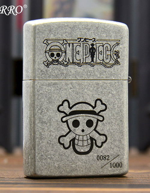 Bild in Galerie-Viewer laden, ZORRO Zoro Ancient Silver Pirate King Luffy Kerosene Lighter
