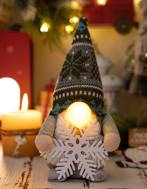 Bild in Galerie-Viewer laden, Weihnachtsdekoration Kreative Weihnachtsnase mit Lichtern

