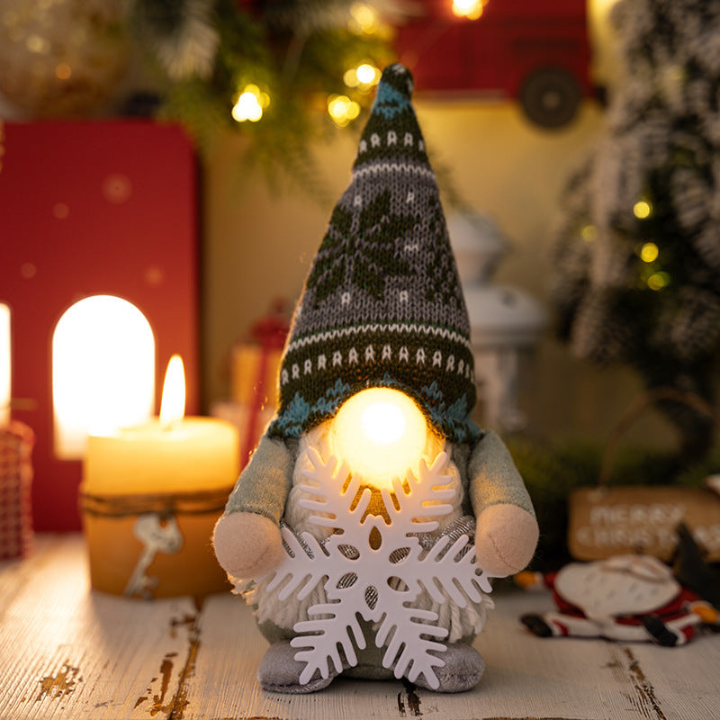 Weihnachtsdekoration Kreative Weihnachtsnase mit Lichtern