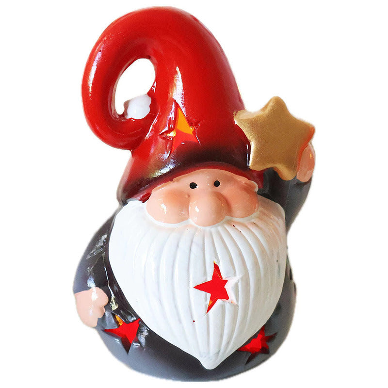 Weihnachtsmann Hohl Ambiente Licht Weihnachtsbaum Glocke Dekorative Anhänger