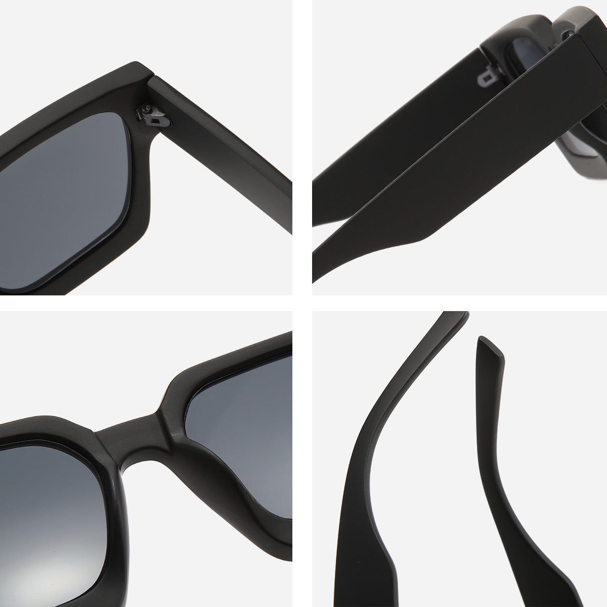Gafas de sol con montura grande y protección UV