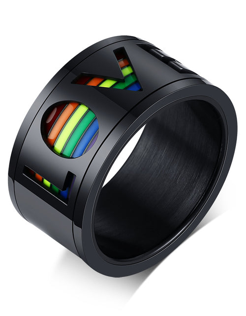 Load image into Gallery viewer, Cycolinks Pride Rainbow Unisex Ring
