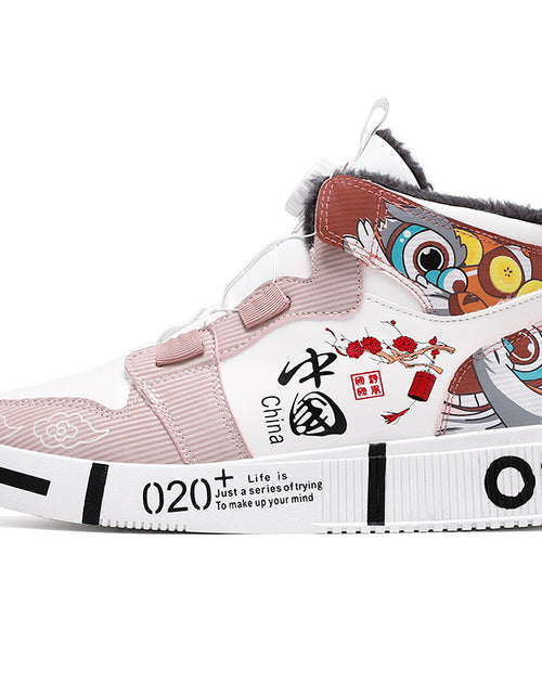 Load image into Gallery viewer, Men&#39;s shoes, autumn high top anti slip board shoes, men&#39;s styles, spring and autumn styles, student casual sports shoes
