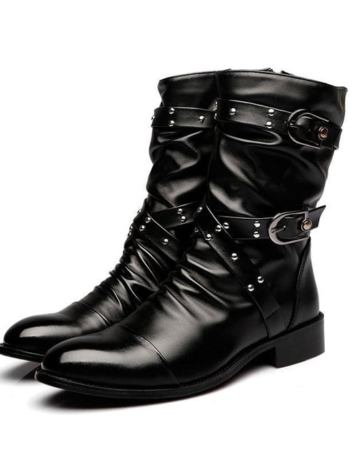 Load image into Gallery viewer, Men&#39;s Pointed Toe Within Wellingtons
