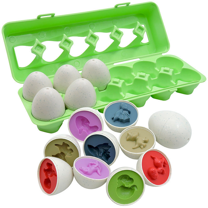 Baby-Lernen-Pädagogisches Spielzeug Smart Egg Toy Spiele Form Matching Sorter Spielzeug Montessori Eier Spielzeug für Kinder Kinder