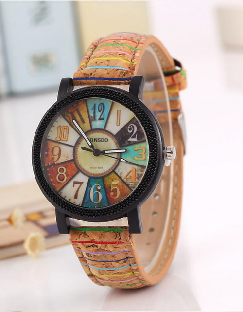 Load image into Gallery viewer, Casual Vintage Leather Women Quartz Wrist Watch Gift Clock
