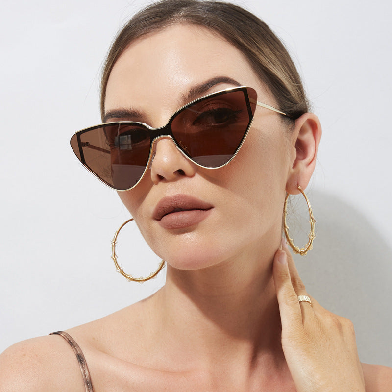 Womens Cat's Eye Retro Sunglasses