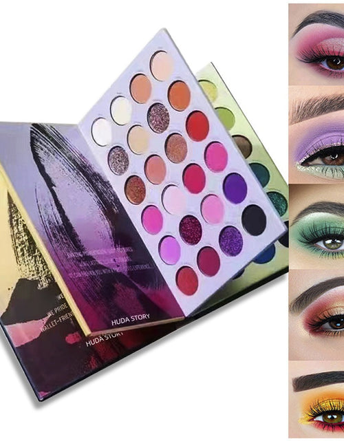 Load image into Gallery viewer, Makeup Cosmetic Tool Kit 72 Colors Pressed Glitter Eyeshadow High Pigmented Eyeshadow Palette
