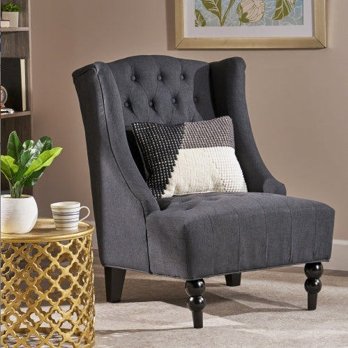 Bild in Galerie-Viewer laden, TODDMAN HI-BACK CLUB CHAIR
