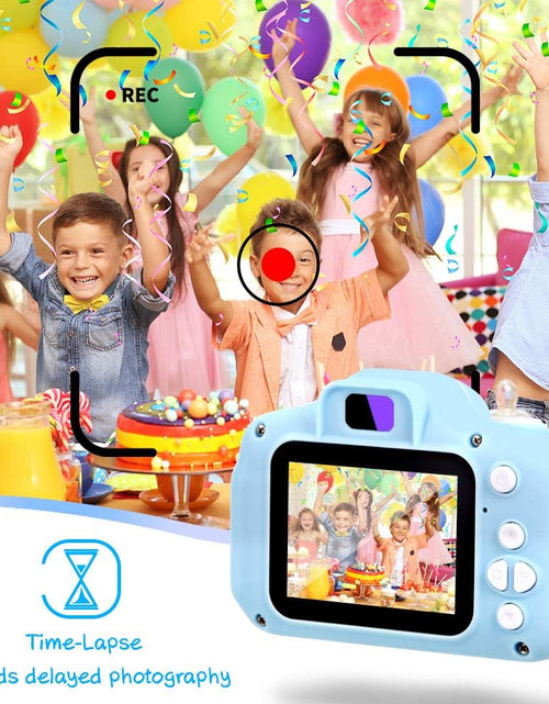 Cargar imagen en el visor de la galería, Kids Camera Digital Camera for 3-8 Year Old Girls,Toddler Toys Video Recorder 1080P 2 Inch,Children Camera Birthday Festival Gift for 3 4 5 6 7 8 Year Old Boys(32G SD Card Included)
