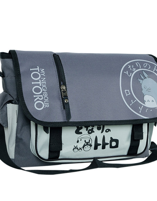 Load image into Gallery viewer, Miyazaki Hayao Totoro shoulder bag, Totoro student backpack, shoulder bag, anime merchandise
