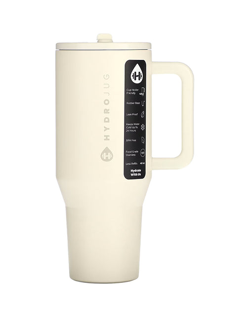 Load image into Gallery viewer, HydroJug Traveler: 32OZ/40OZ, stainless steel, vacuum insulated. Straw lid, double-wall thermal.car mug
