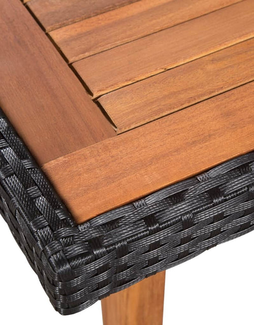 Load image into Gallery viewer, vidaXL 5 Piece Outdoor Dining Set Poly Rattan Black and Brown
