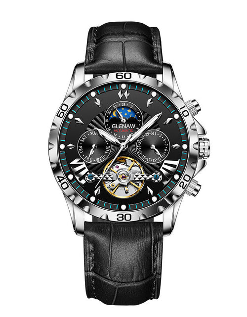 Load image into Gallery viewer, Men&#39;s Fashion Hollowed-out Watch Automatic Mechanical Watch
