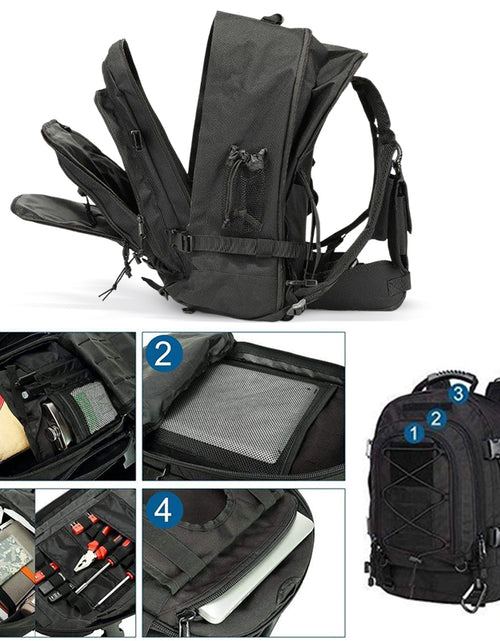 Load image into Gallery viewer, 65L Men&#39;s Outdoor Tactical Backpack: large - capacity, ideal for hiking, camping, and travel. A military - style rucksack

