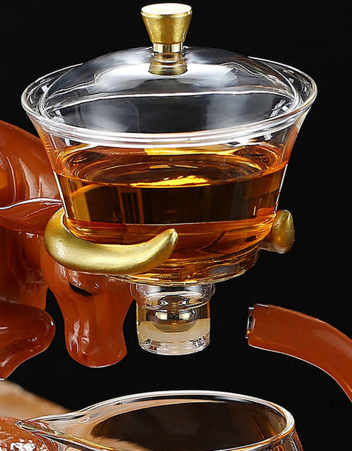 Load image into Gallery viewer, Niu Zhuan Qiankun Glass Semi-Automatic Tea Maker
