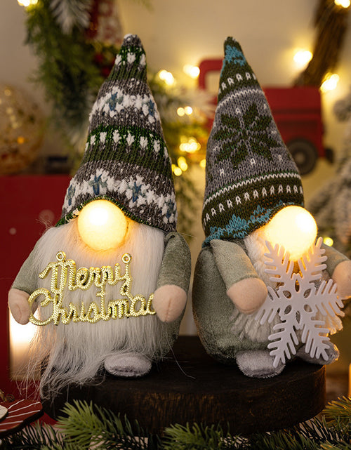 Bild in Galerie-Viewer laden, Weihnachtsdekoration Kreative Weihnachtsnase mit Lichtern
