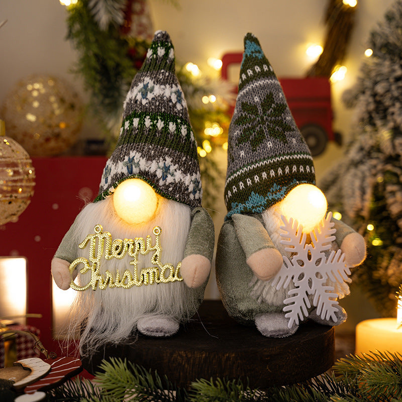 Weihnachtsdekoration Kreative Weihnachtsnase mit Lichtern