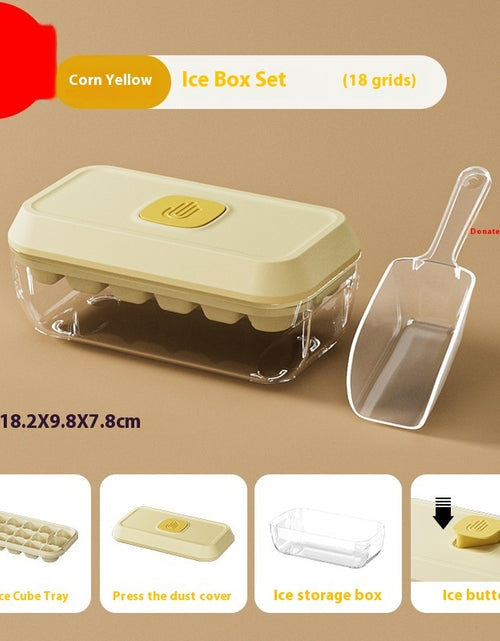 Load image into Gallery viewer, Food Grade Press Ice Cube Mold Homemade Ice Cube Tray
