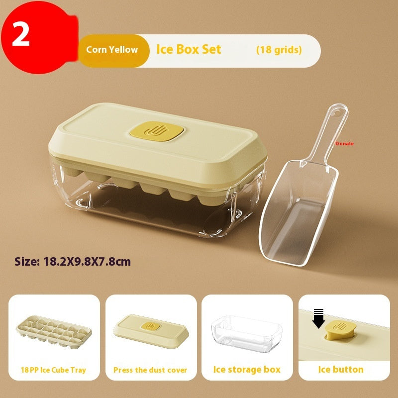 Food Grade Press Ice Cube Mold Homemade Ice Cube Tray