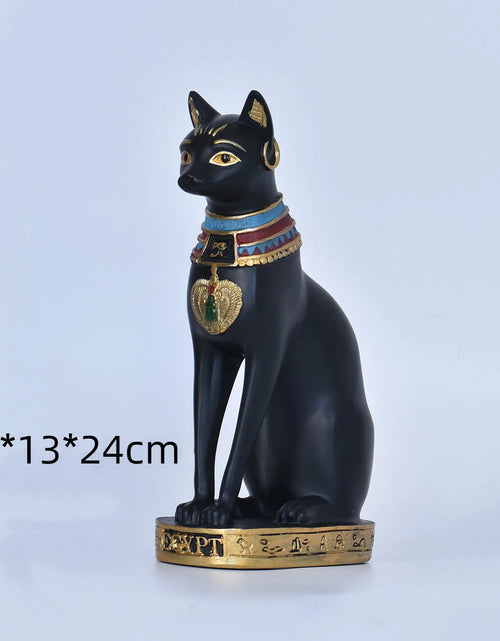 Load image into Gallery viewer, Egyptian Cat God Decorates Home Entrances Crafts Living Room Decorations Gifts Lucky Cats
