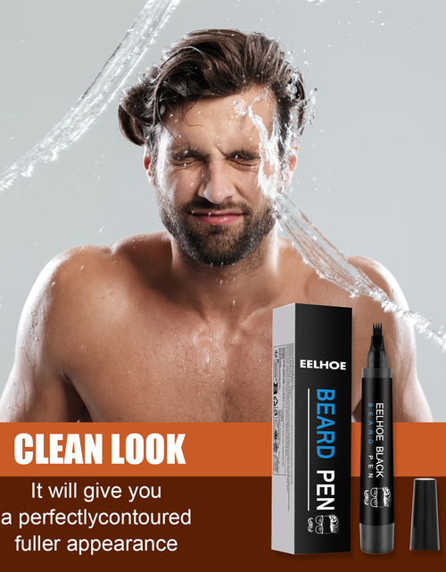 Load image into Gallery viewer, Foreign Trade Cross-Border Beard Filler Pen Kit, Waterproof, Sweat Resistant, Makeup Free Beard Pen Beard Pen
