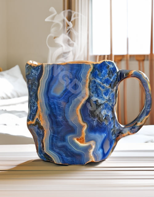 Load image into Gallery viewer, Healing &amp; Spiritual Gifts: New Multi-Color Natural Mineral Crystal Mug. Colorful Crystal Christmas Mug for Coffee, Perfect for Festival.
