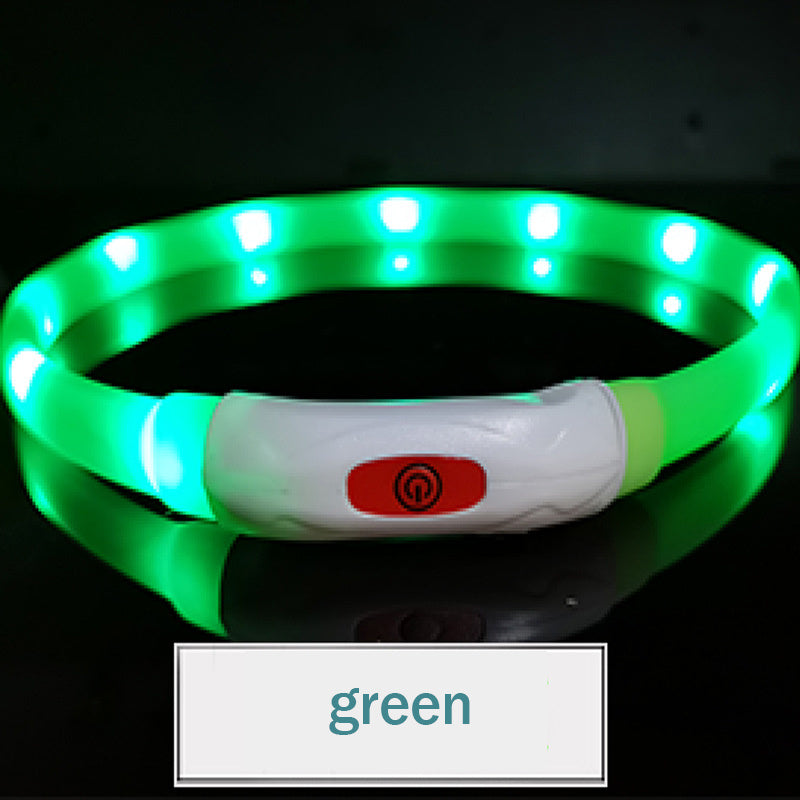 Collar luminoso para mascotas para todas las estaciones