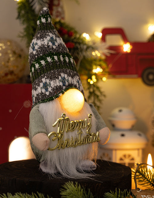 Bild in Galerie-Viewer laden, Weihnachtsdekoration Kreative Weihnachtsnase mit Lichtern
