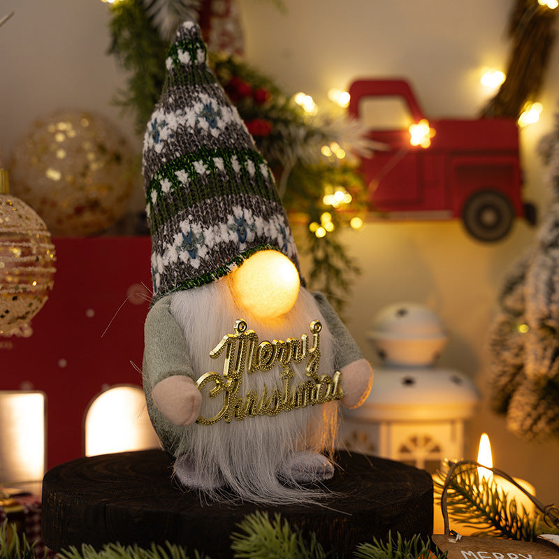 Weihnachtsdekoration Kreative Weihnachtsnase mit Lichtern