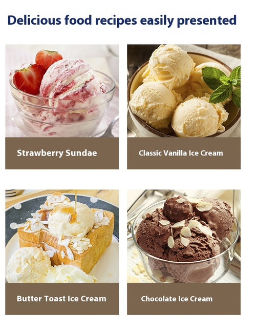 Load image into Gallery viewer, Small DIY Ice Cream Machine Home Creative Automatic Stirring Yogurt Machine
