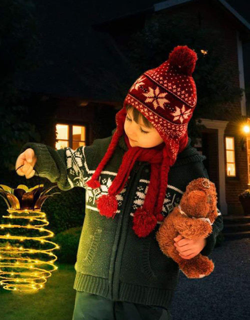 Load image into Gallery viewer, Outdoor Waterproof Garden Pineapple Solar Lights Path Lights Hanging Fairy Lights Solar Led Warm Fairy String Decor
