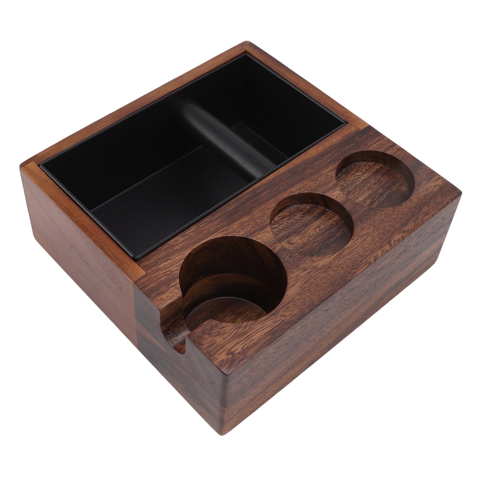 Wooden Coffee Filter Tamper Holder Portafilter Stand Home Kitchen Cafe Machine Accessories