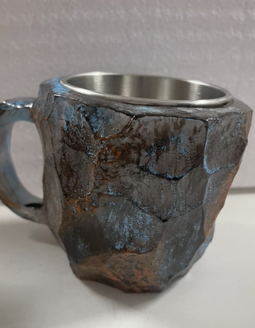 Load image into Gallery viewer, 400ml Resin Mineral Crystal Coffee Mugs With Handles Elegant Fake Mineral Crystal Cup For Workplace Home Decor Christmas Gift Kitchen Gadgets
