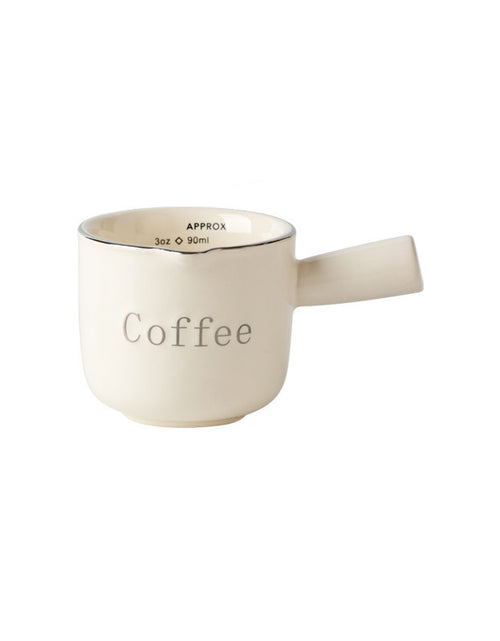 Load image into Gallery viewer, Espresso Cup With Scale Ceramic Coffee Measuring Cup

