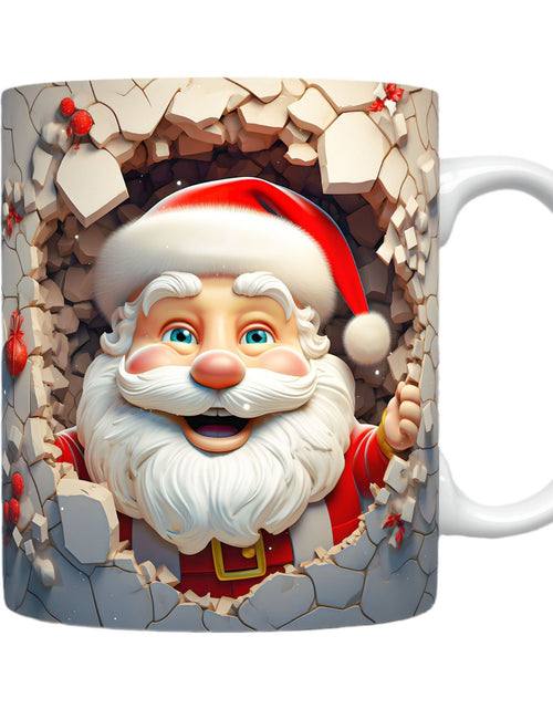 Bild in Galerie-Viewer laden, Kreative 3D-Weihnachtstasse aus Keramik, einzigartiges Weltraum-Design, Schneemann, Weihnachtsmann, Kaffeetasse, Teetasse, Milchbecher, Weihnachtsgeschenke für Kinder und Erwachsene, Küchenhelfer
