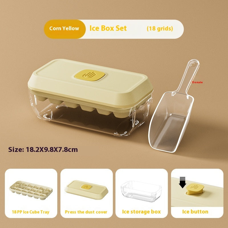 Food Grade Press Ice Cube Mold Homemade Ice Cube Tray