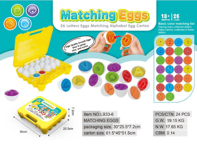 Baby-Lernen-Pädagogisches Spielzeug Smart Egg Toy Spiele Form Matching Sorter Spielzeug Montessori Eier Spielzeug für Kinder Kinder