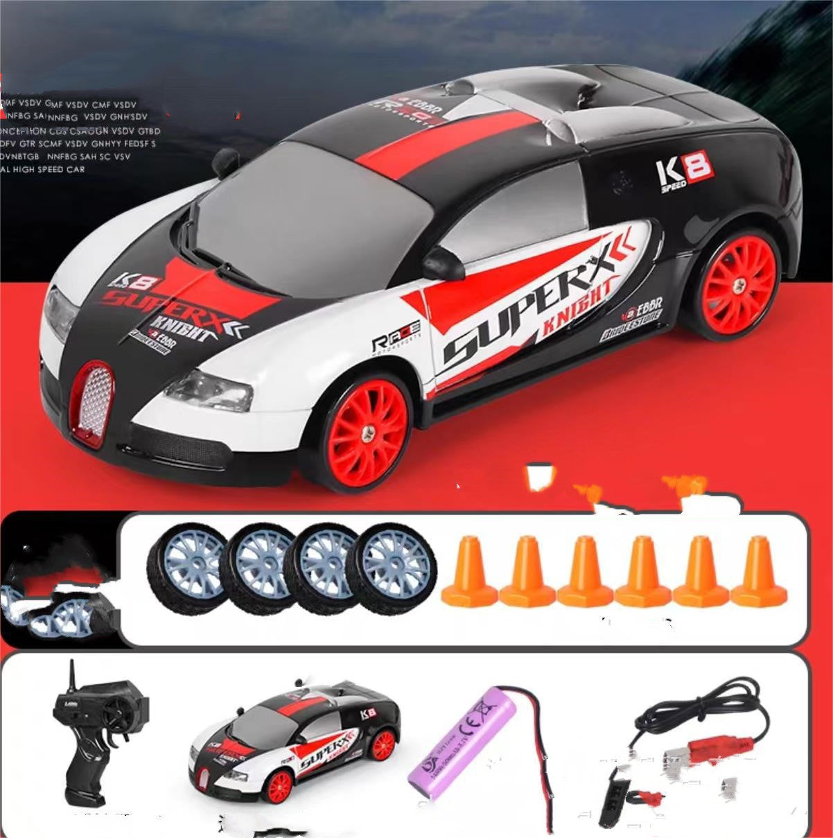 2,4G Drift Rc Auto 4WD RC Drift Auto Spielzeug Fernbedienung GTR Modell AE86 Fahrzeug Auto RC Rennwagen Spielzeug für Kinder Weihnachtsgeschenke