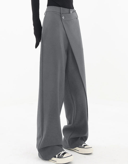Load image into Gallery viewer, Irregular Wide-leg Pants Ins Fashion Loose Trousers Women&#39;s Clothing
