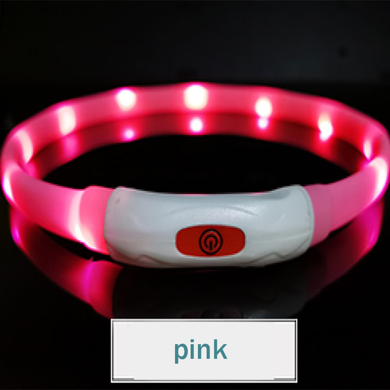 Collar luminoso para mascotas para todas las estaciones