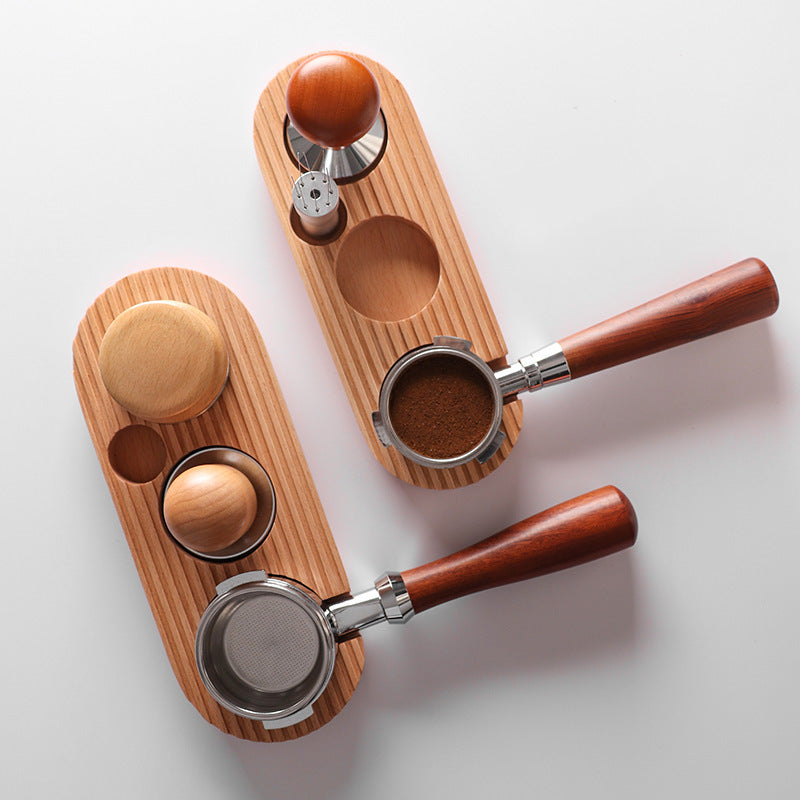 Coffee Press Base Wooden Storage Base