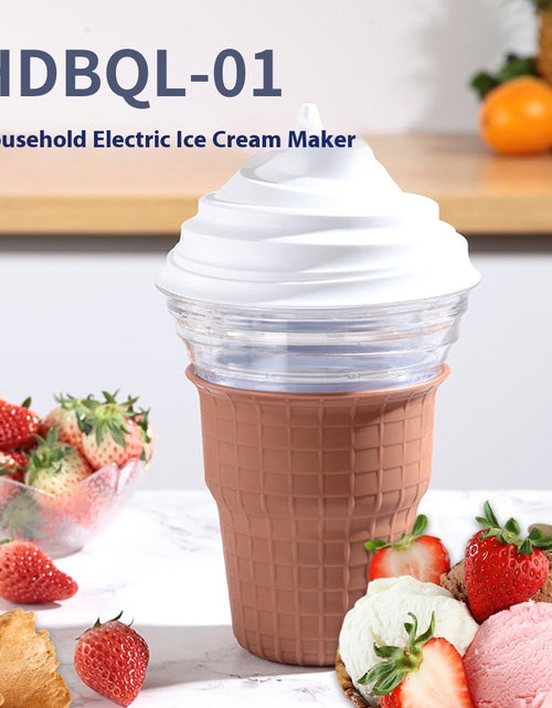 Load image into Gallery viewer, Small DIY Ice Cream Machine Home Creative Automatic Stirring Yogurt Machine

