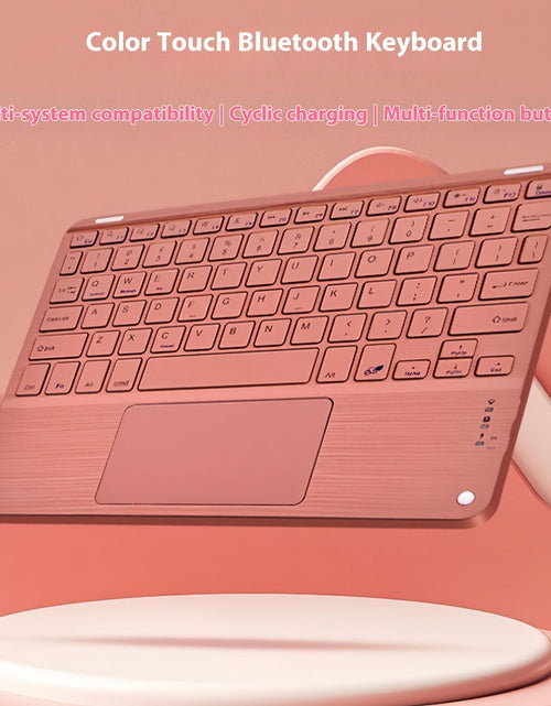 Load image into Gallery viewer, Square Touch Bluetooth Wireless Charging Keyboard
