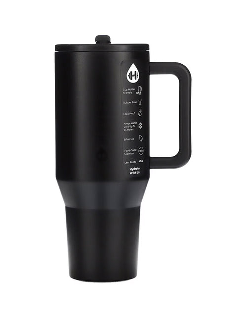 Load image into Gallery viewer, HydroJug Traveler: 32OZ/40OZ, stainless steel, vacuum insulated. Straw lid, double-wall thermal.car mug

