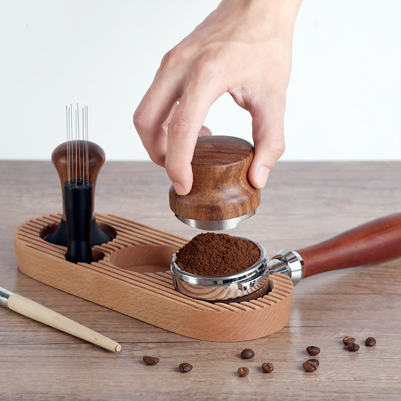 Coffee Press Base Wooden Storage Base