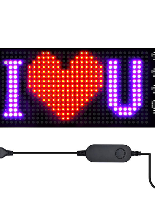 Bild in Galerie-Viewer laden, Programmierbares Auto-LED-Schild LED-Vollfarb-Werbebildschirm Ultradünner Bildschirm Benutzerdefiniertes Textmuster Animationsanzeige Auto
